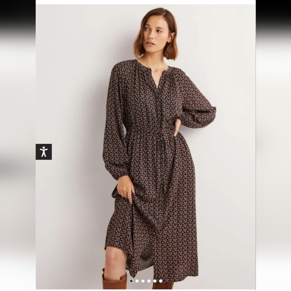 Boden Dresses & Skirts - Boden Tie Waist Detail Midi Dress Size 6